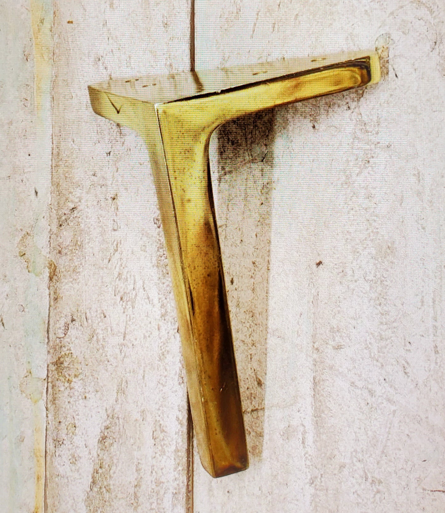 Furniture Support Leg Brass plated 7" (set of 4 legs)