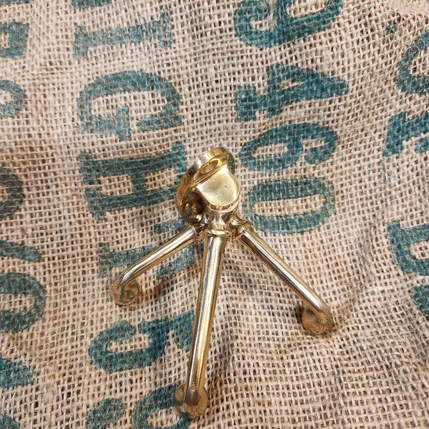 Swivel Hook Triple VICTORIAN Solid Brass 75mm x 100mm