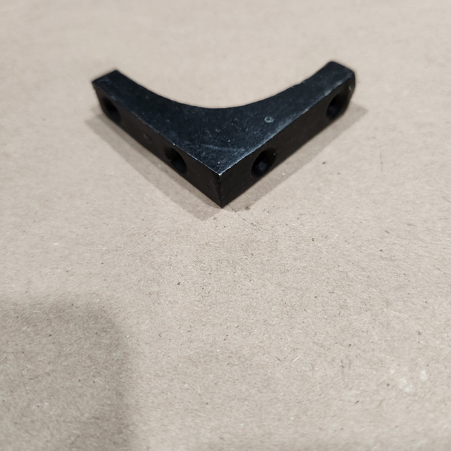 Corner Protectors - (4 finishes) Antique iron, Rustic, Black Beeswax, Polished Brass 2" x 2" x 1/2"