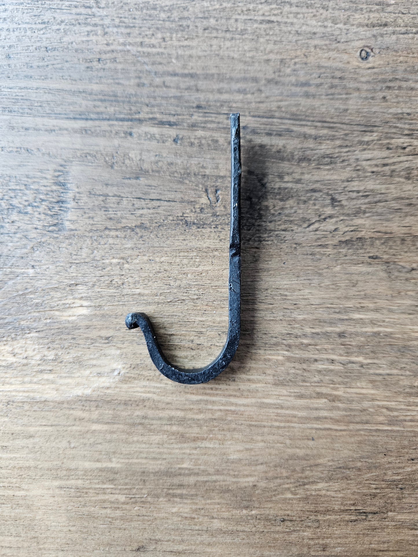 Utensil Hook Hand Forged Black Beeswax