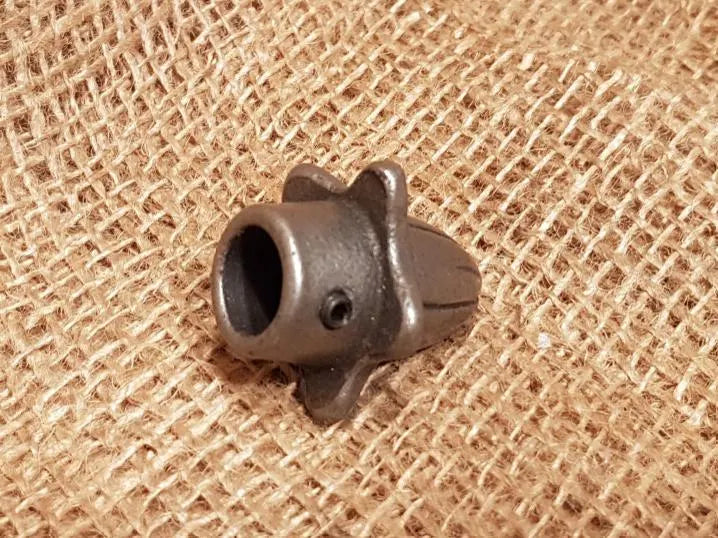 Antique Cast Iron Ball or Wide Finial