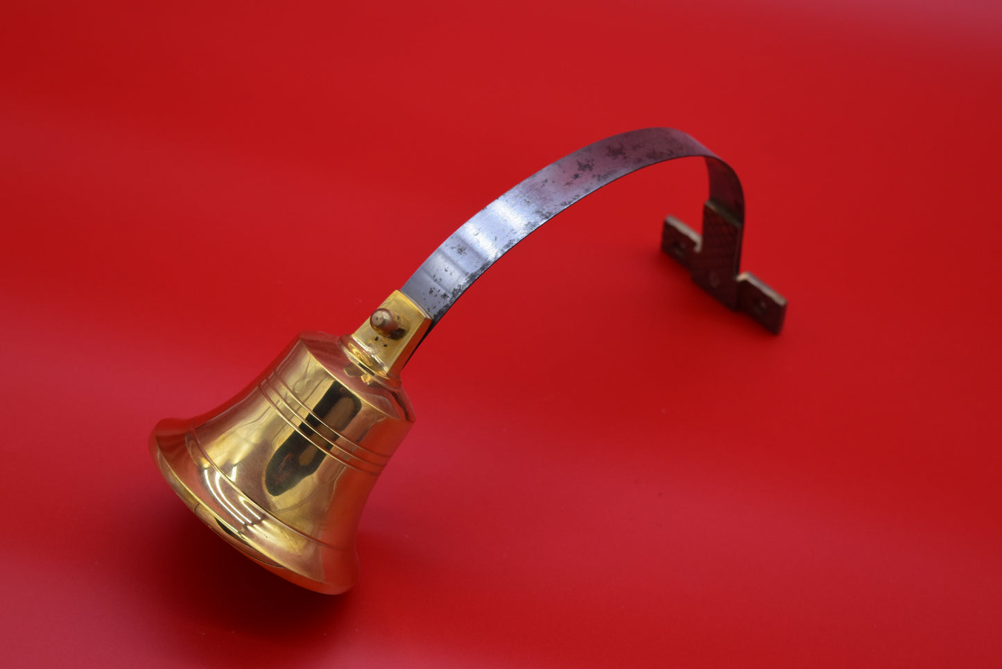 Brass Door Bell - On Spring Steel