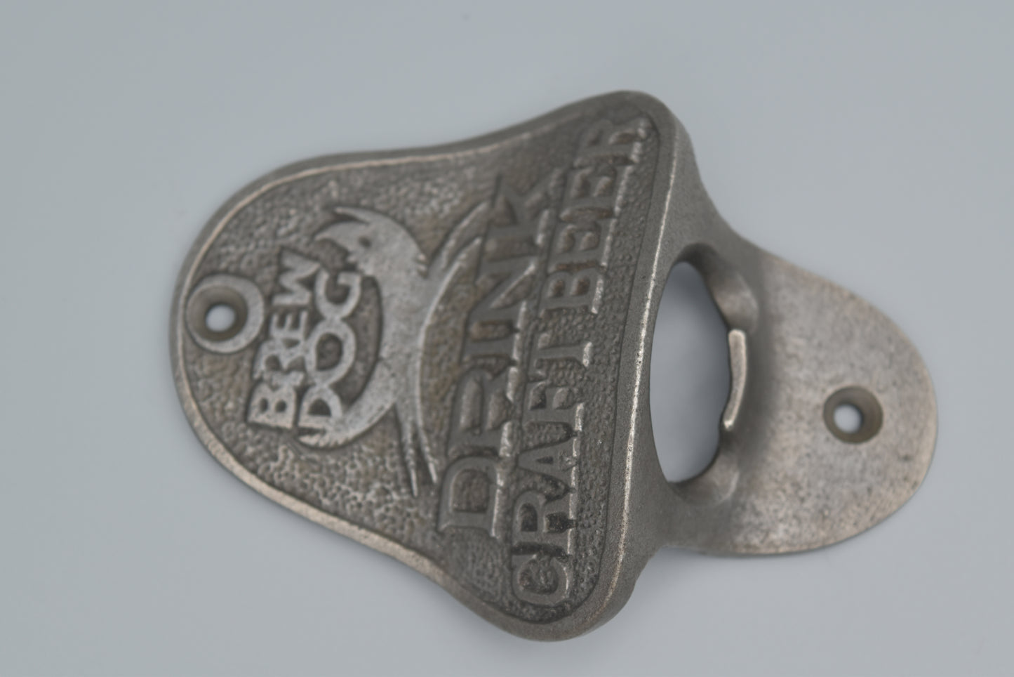 Brew Dog “Drink Craft Beer” Bottle Opener – Cast Iron Barware – Novelty Beer Lover Gift – Industrial Pub Décor