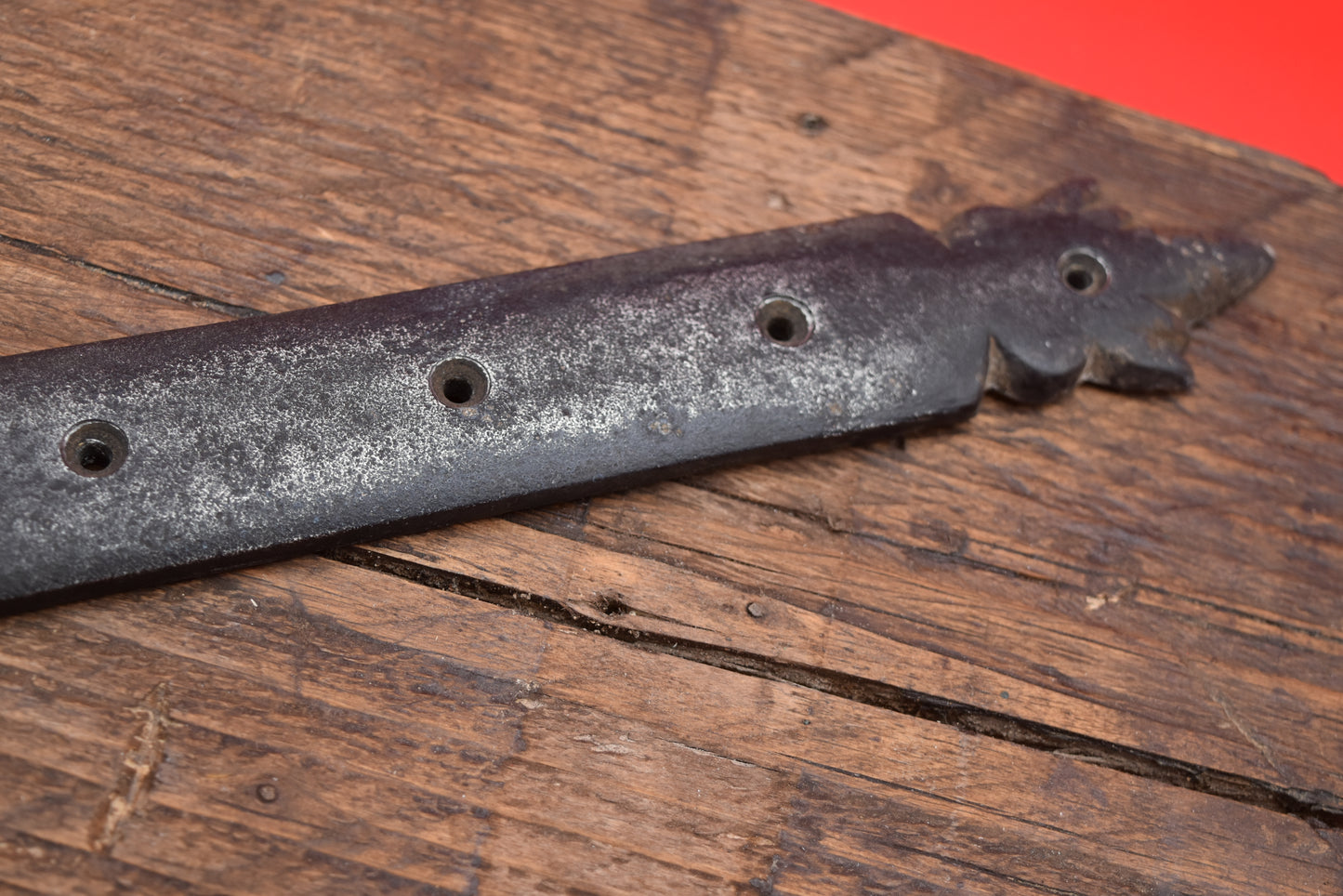 Kubek Strap Hinge - Silver Black Finish