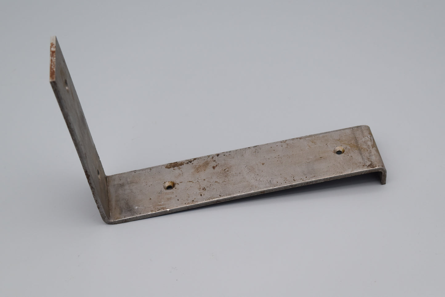 Hand forged bracket, soft industrial look