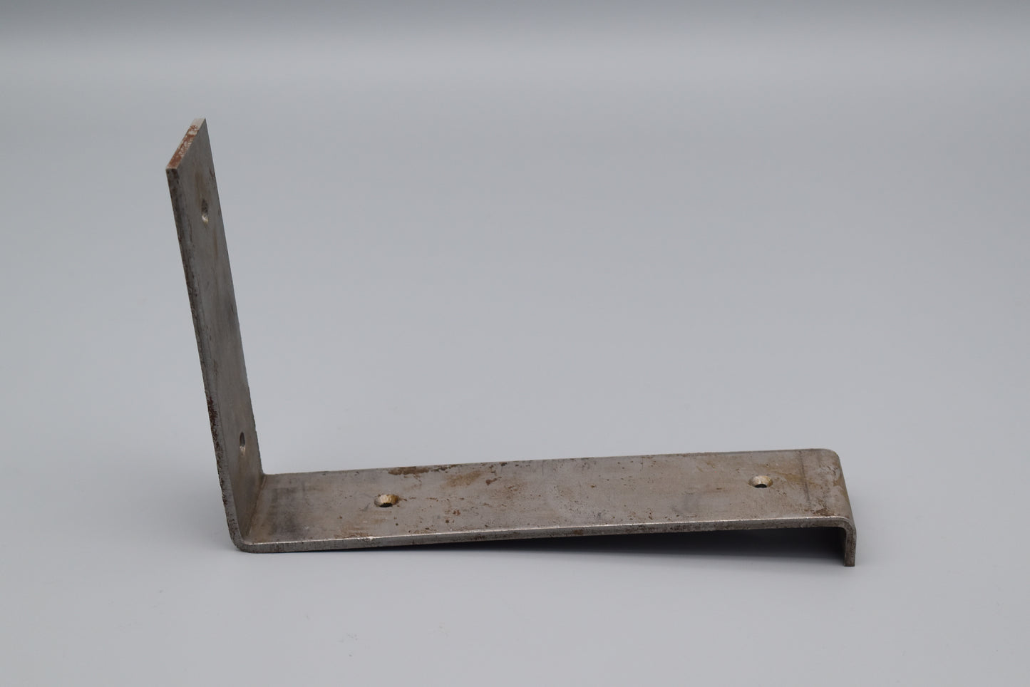 Hand forged bracket, soft industrial look