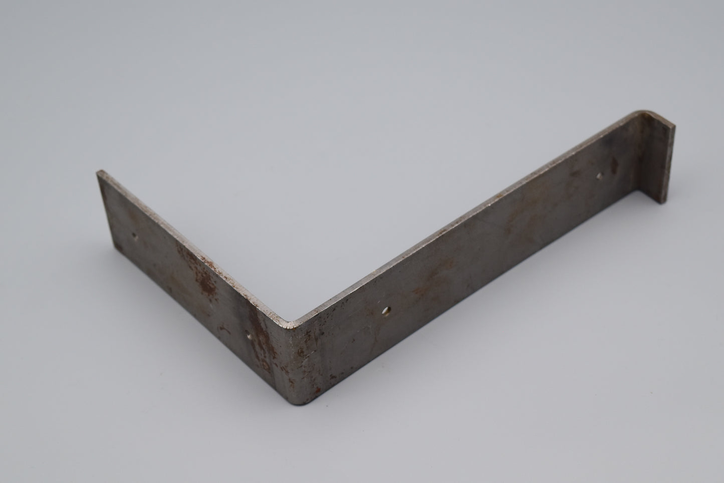 Hand forged bracket, soft industrial look