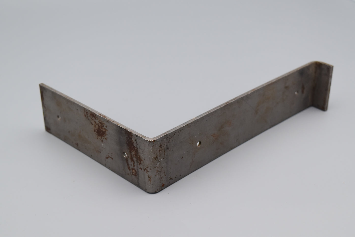 Hand forged bracket, soft industrial look