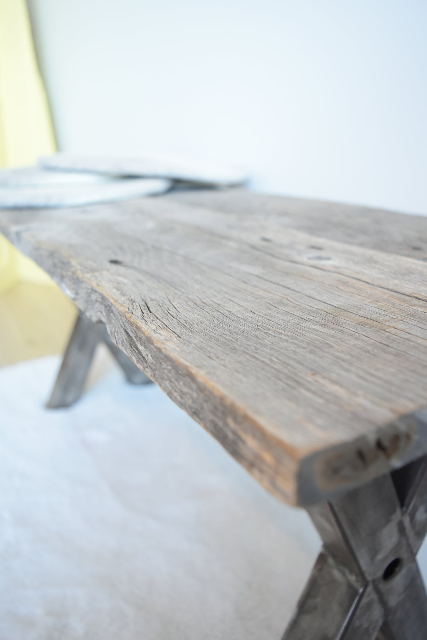 Grey Barn Wood Bench