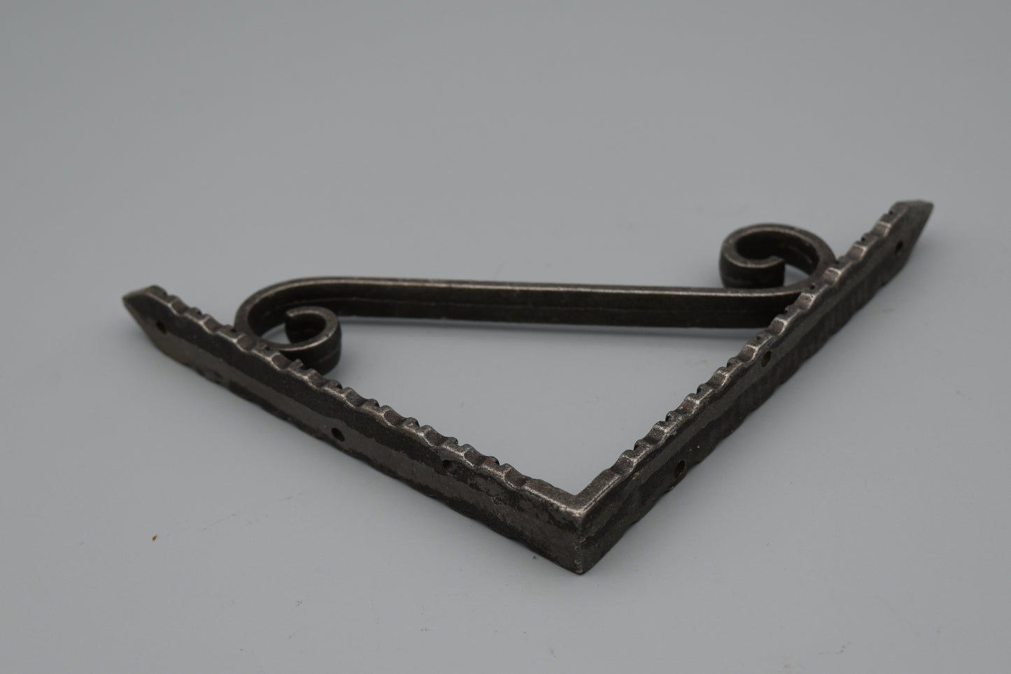 Antique Iron 6" by 6" Scroll Shelf Bracket