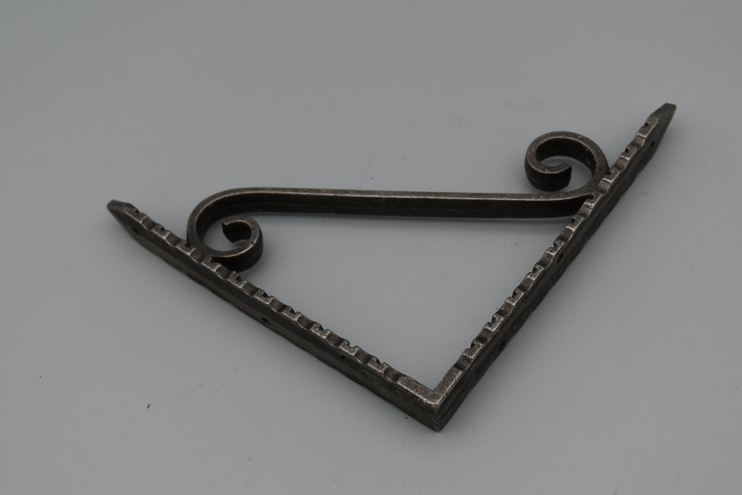 Antique Iron 6" by 6" Scroll Shelf Bracket