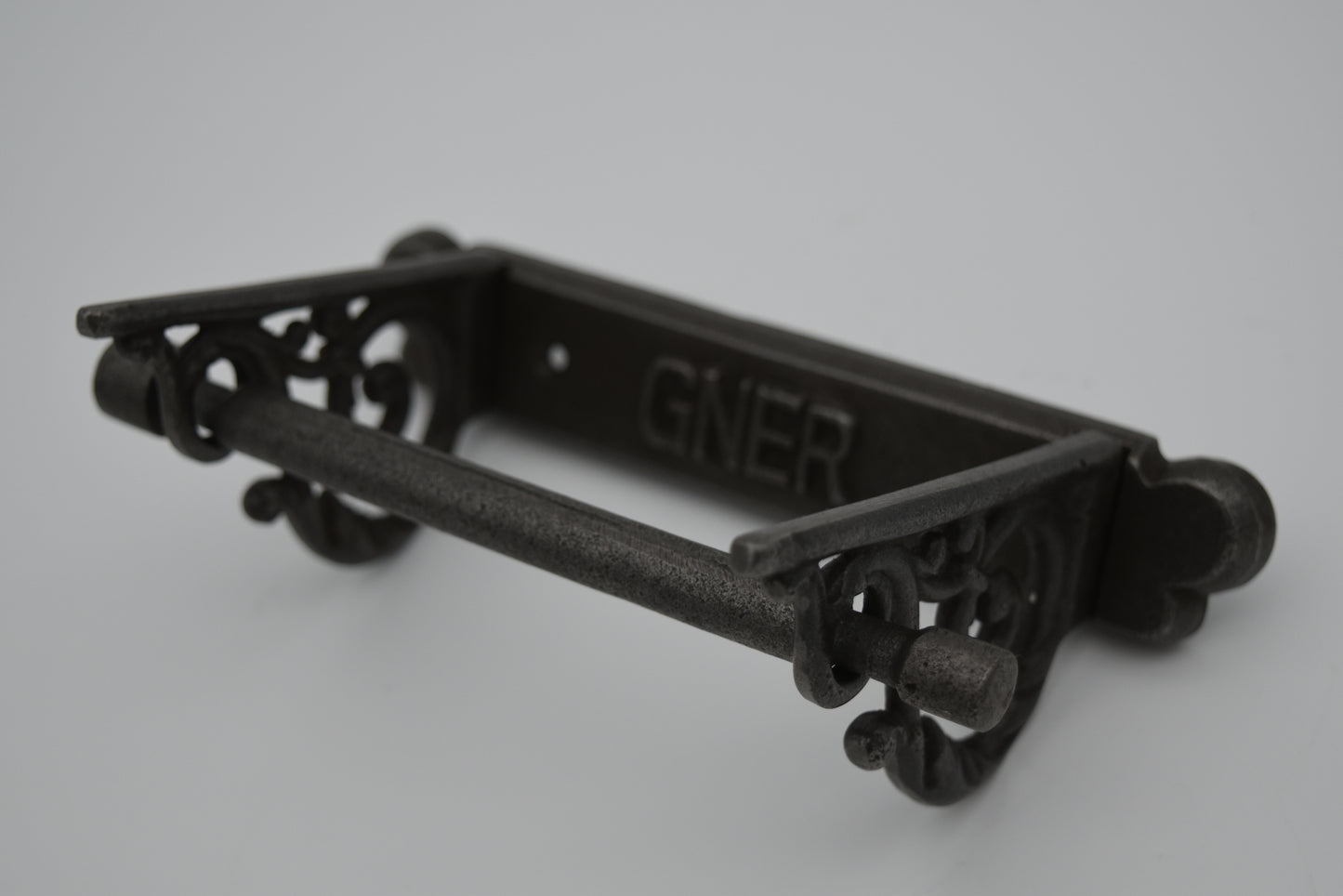 The 'GNER' Back Vintage - Toilet Paper Holder - Antique iron finish