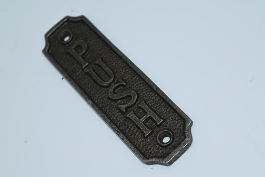 PUSH plaque