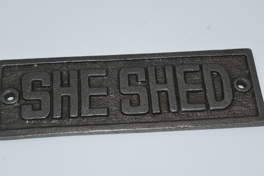 She Shed Plaque