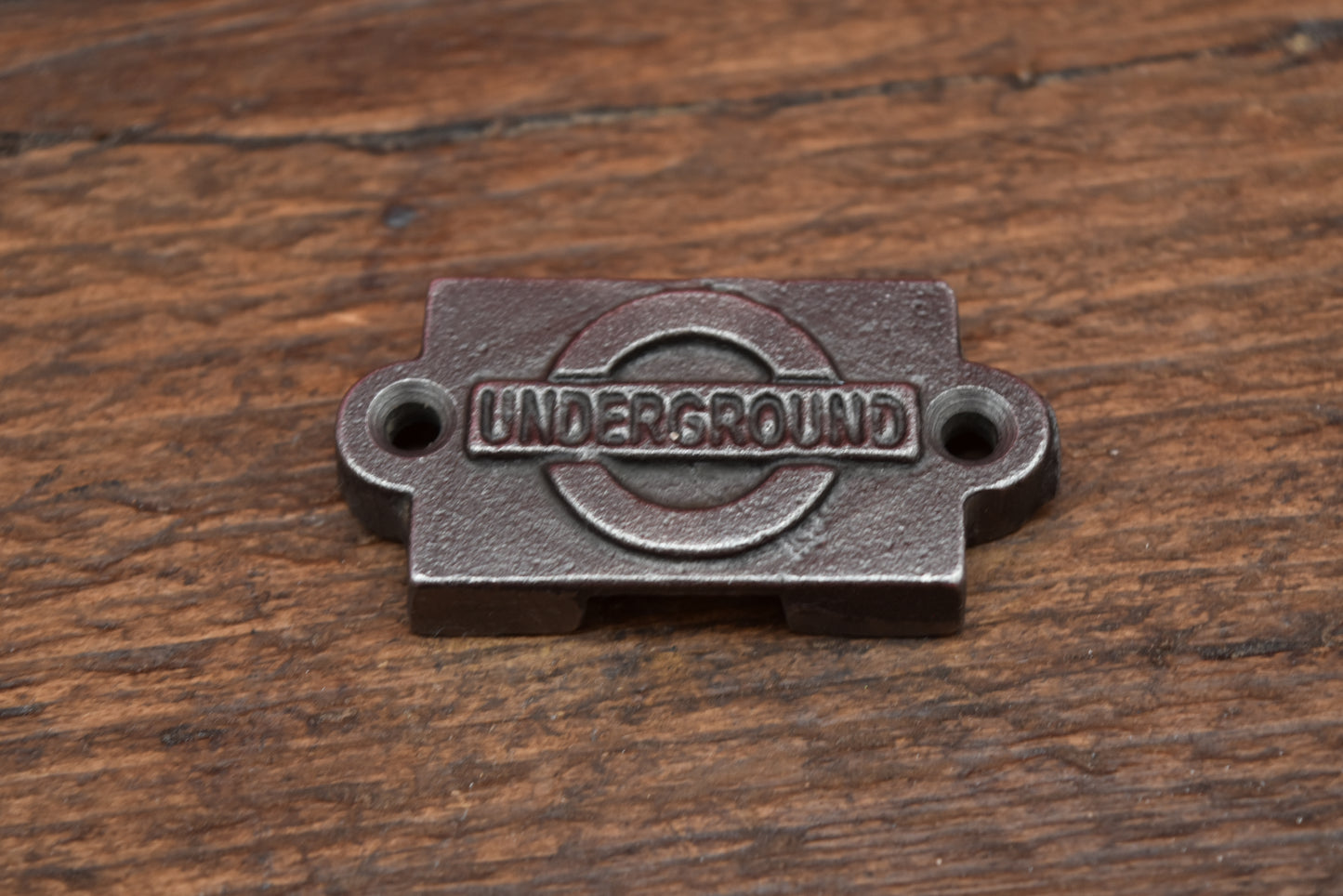 Coat Hook UNDERGROUND 2 – Part Cast Antique Iron 110mm