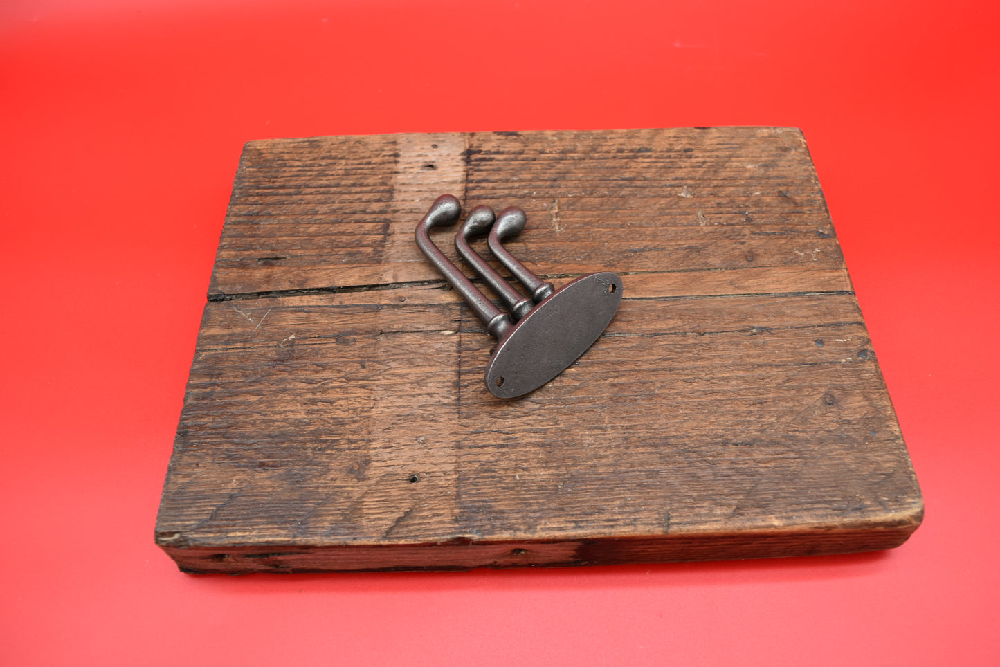 Swivel Hook Triple VICTORIAN Solid Brass or Antique Iron 75mm x 100mm