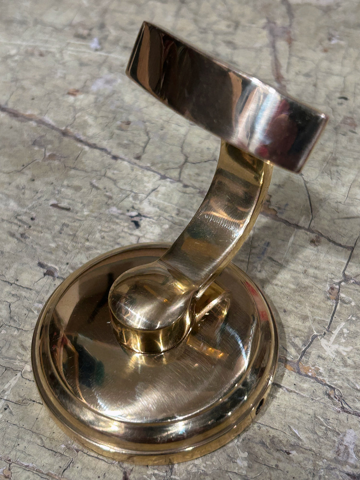 Towel Hook "Wayside" Brass 55mm x 62mm