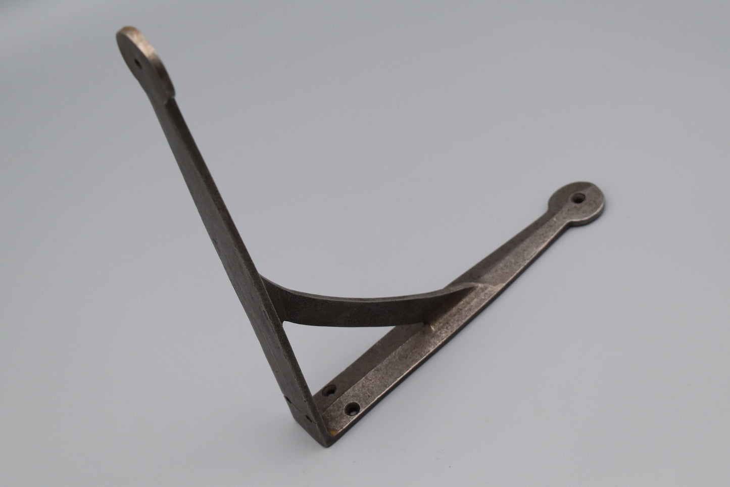 Shelf Bracket GALLOWS Light Duty Hand Forged Penny End Antique Iron