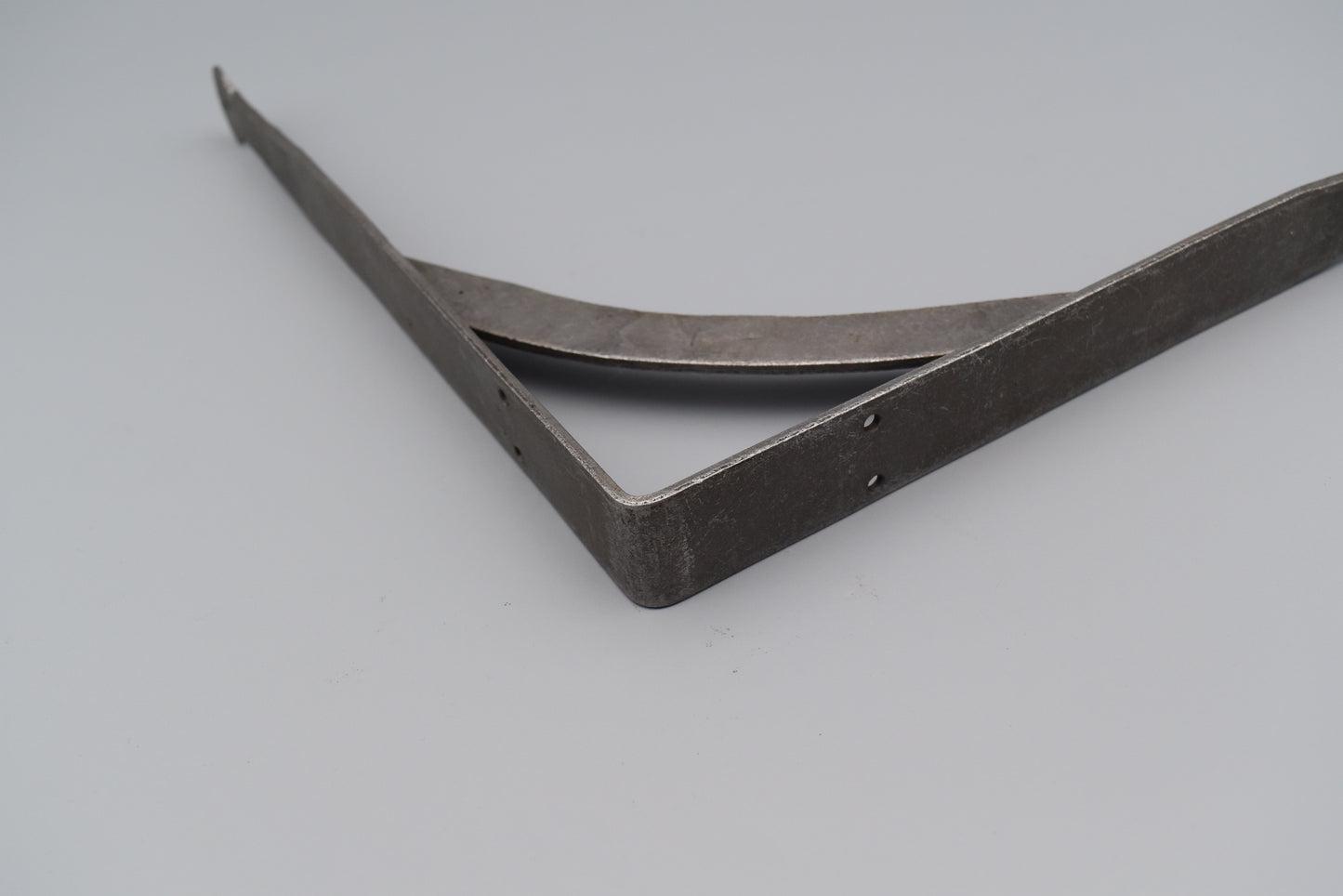 Shelf Bracket GALLOWS Light Duty Hand Forged Penny End Antique Iron