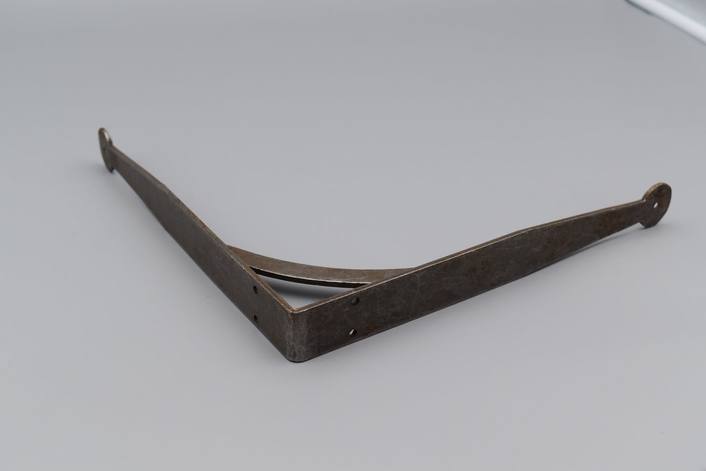 Shelf Bracket GALLOWS Light Duty Hand Forged Penny End Antique Iron