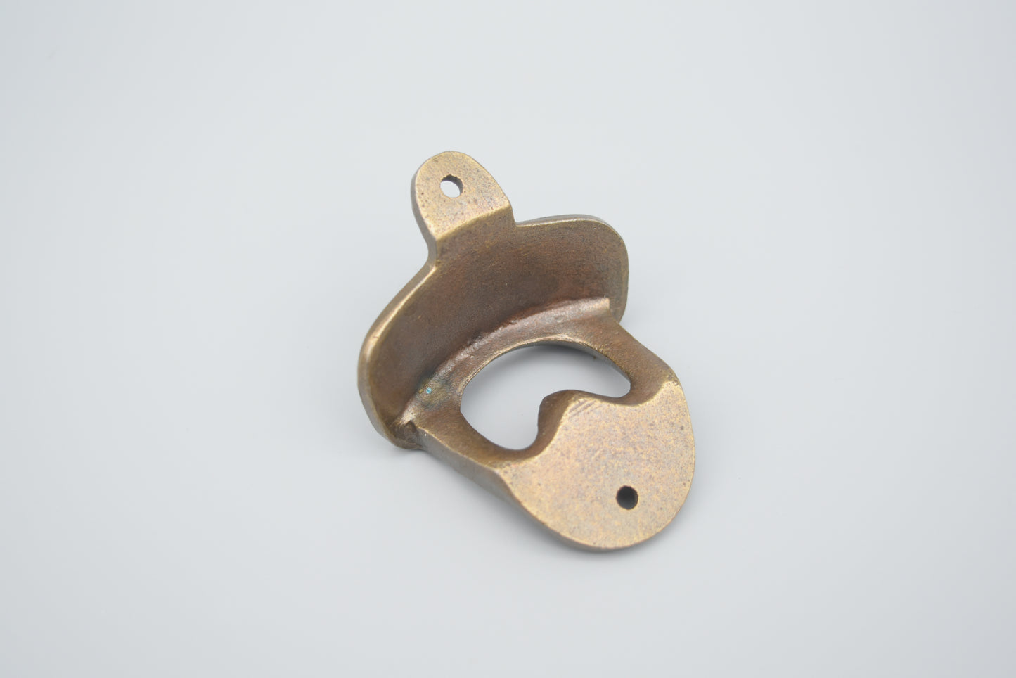 Bottle Opener Wall Mounted PLAIN Antique brass on Iron