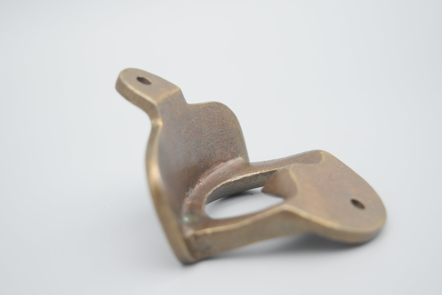 Bottle Opener Wall Mounted PLAIN Antique brass on Iron