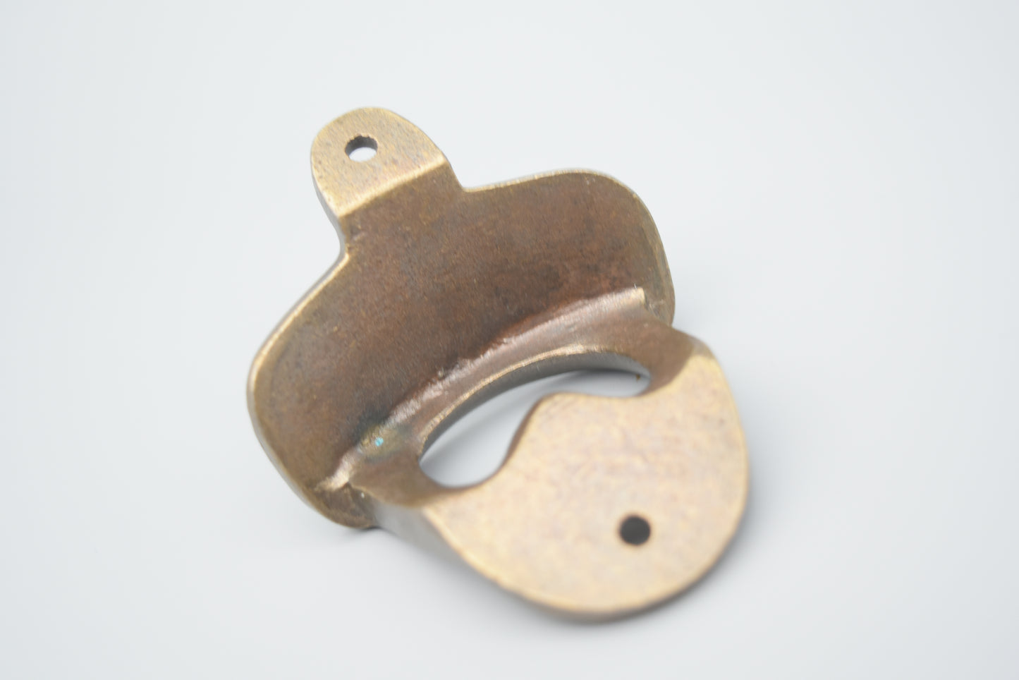 Bottle Opener Wall Mounted PLAIN Antique brass on Iron
