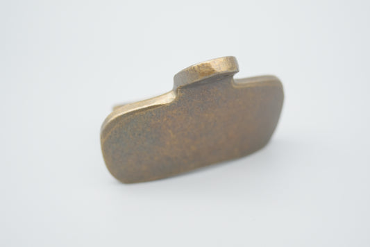 Bottle Opener Wall Mounted PLAIN Antique brass on Iron