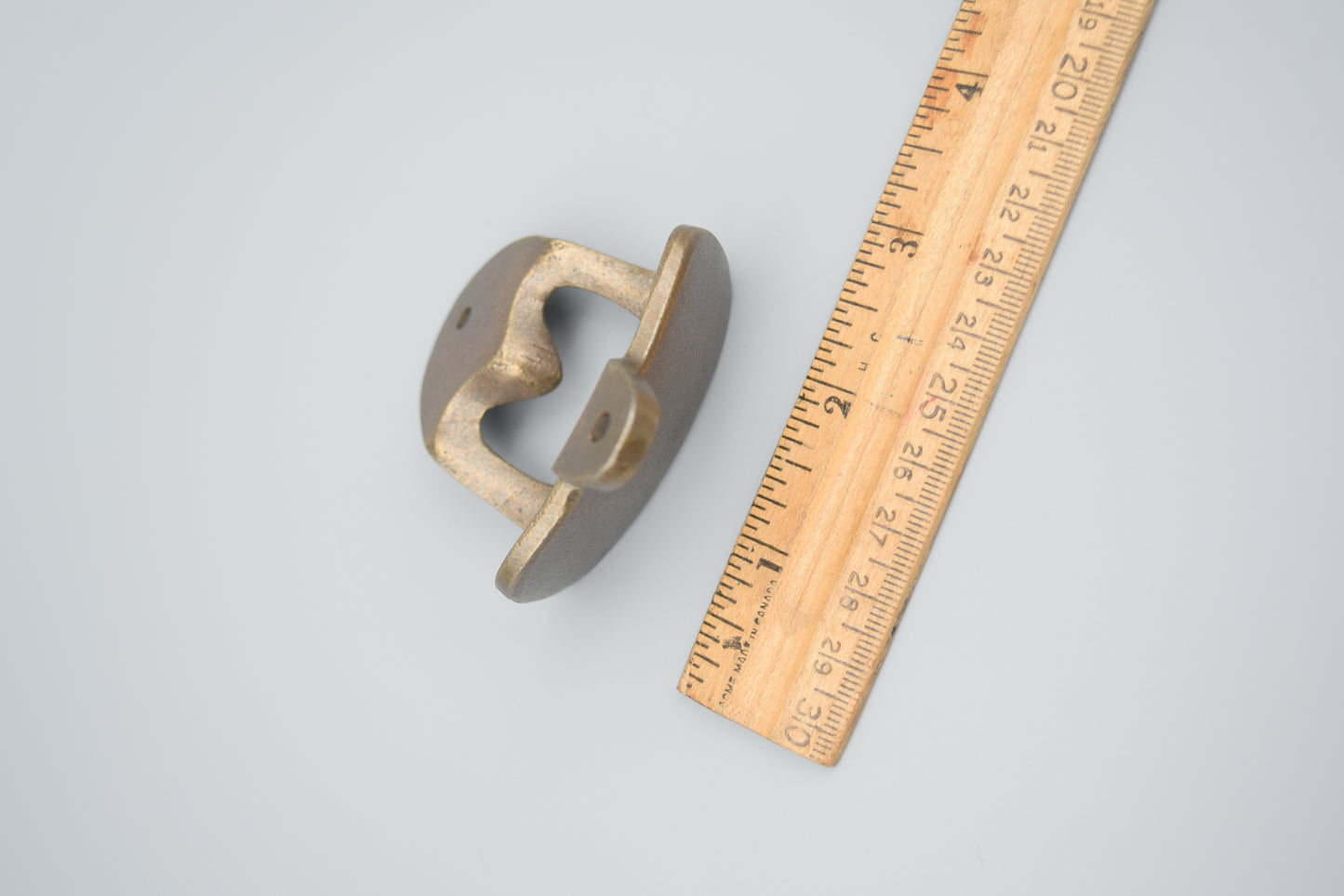 Bottle Opener Wall Mounted PLAIN Antique brass on Iron