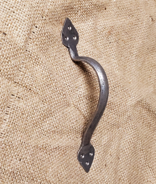 Pull Handle MARSHALL Unequal Hand Forged Antique Iron 255mm