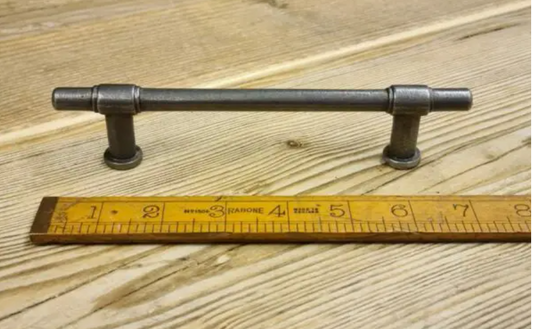 Bar Handle Cast Antique Iron KETTLEWELL 7 inches