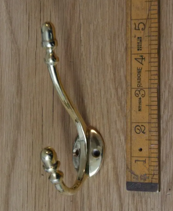 The Acorn Hat & Coat Hook - Antique Copper, Antique Brass, Solid Brass, Antique iron or Epoxy Black