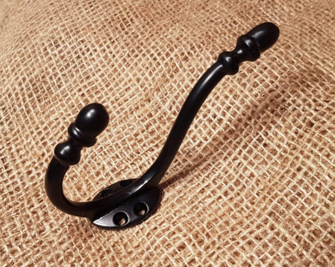 The Acorn Hat & Coat Hook - Antique Copper, Antique Brass, Solid Brass, Antique iron or Epoxy Black