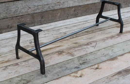 Abbot - Antique Iron Bench Bases (2 bases styles) - (No Top)