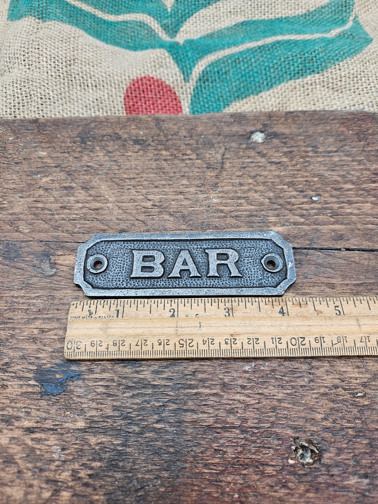 Bar Plaque