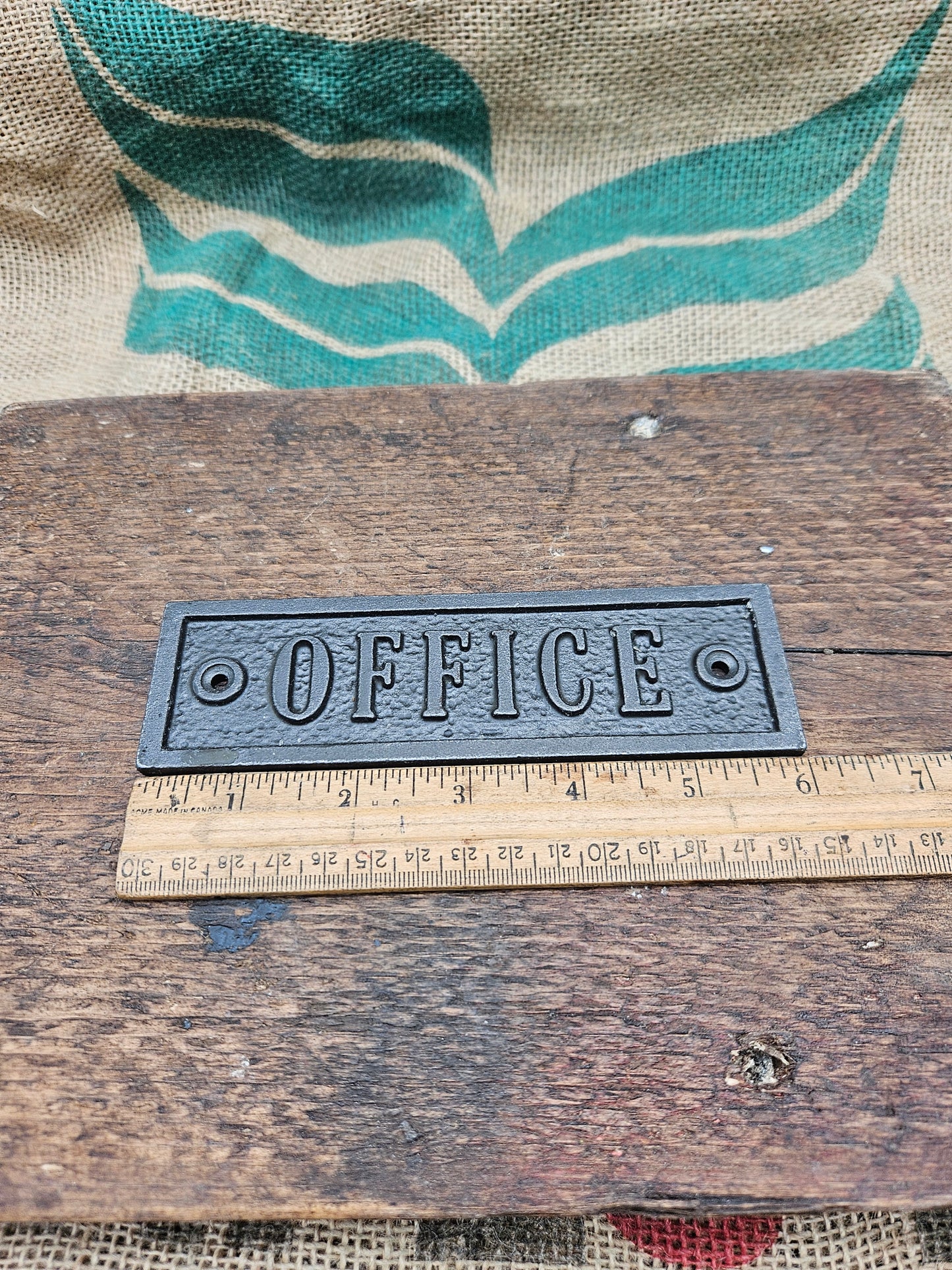 Office Large Plaque