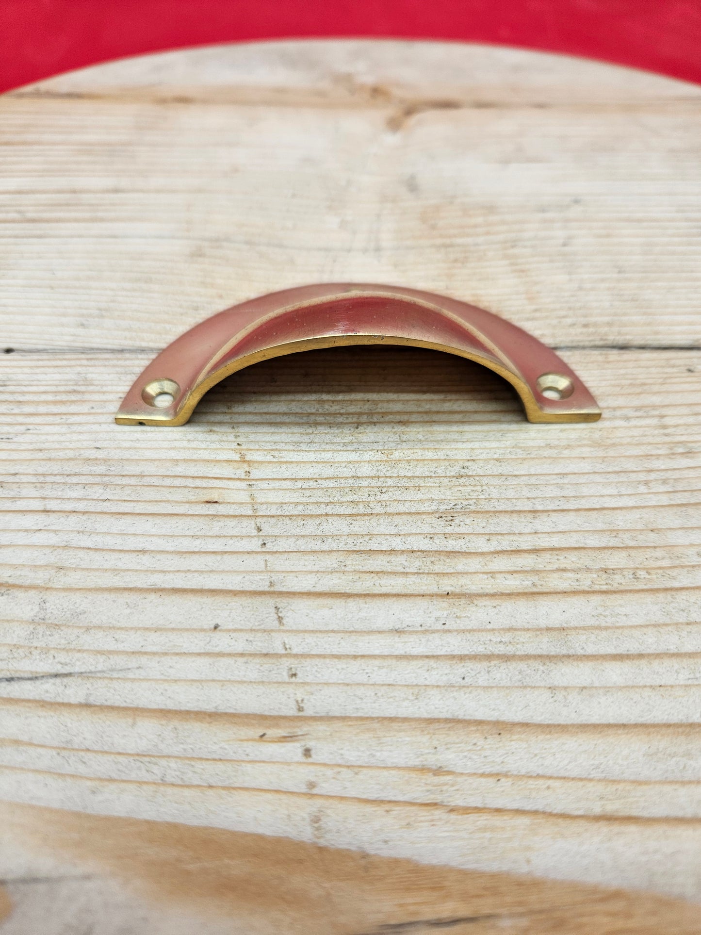 Basic Design - Solid Brass Polished Cup Pull Handle