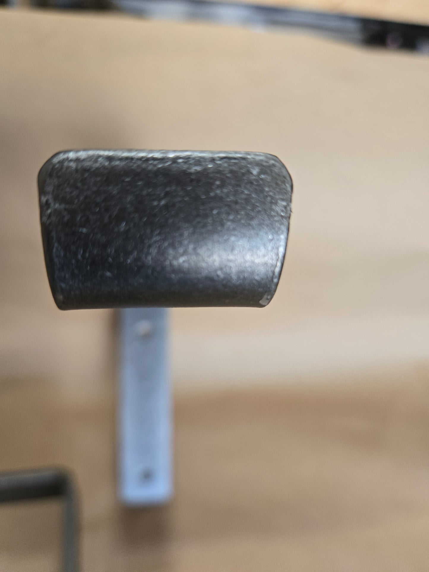 Hand forged bracket, soft industrial look