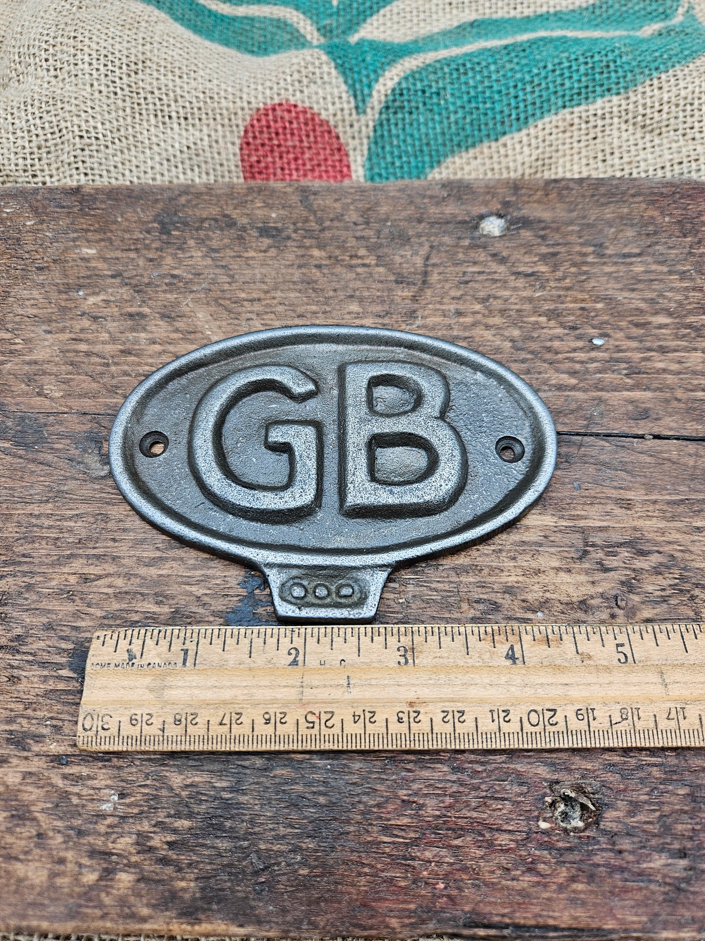 The GB Plaque - Cast Iron
