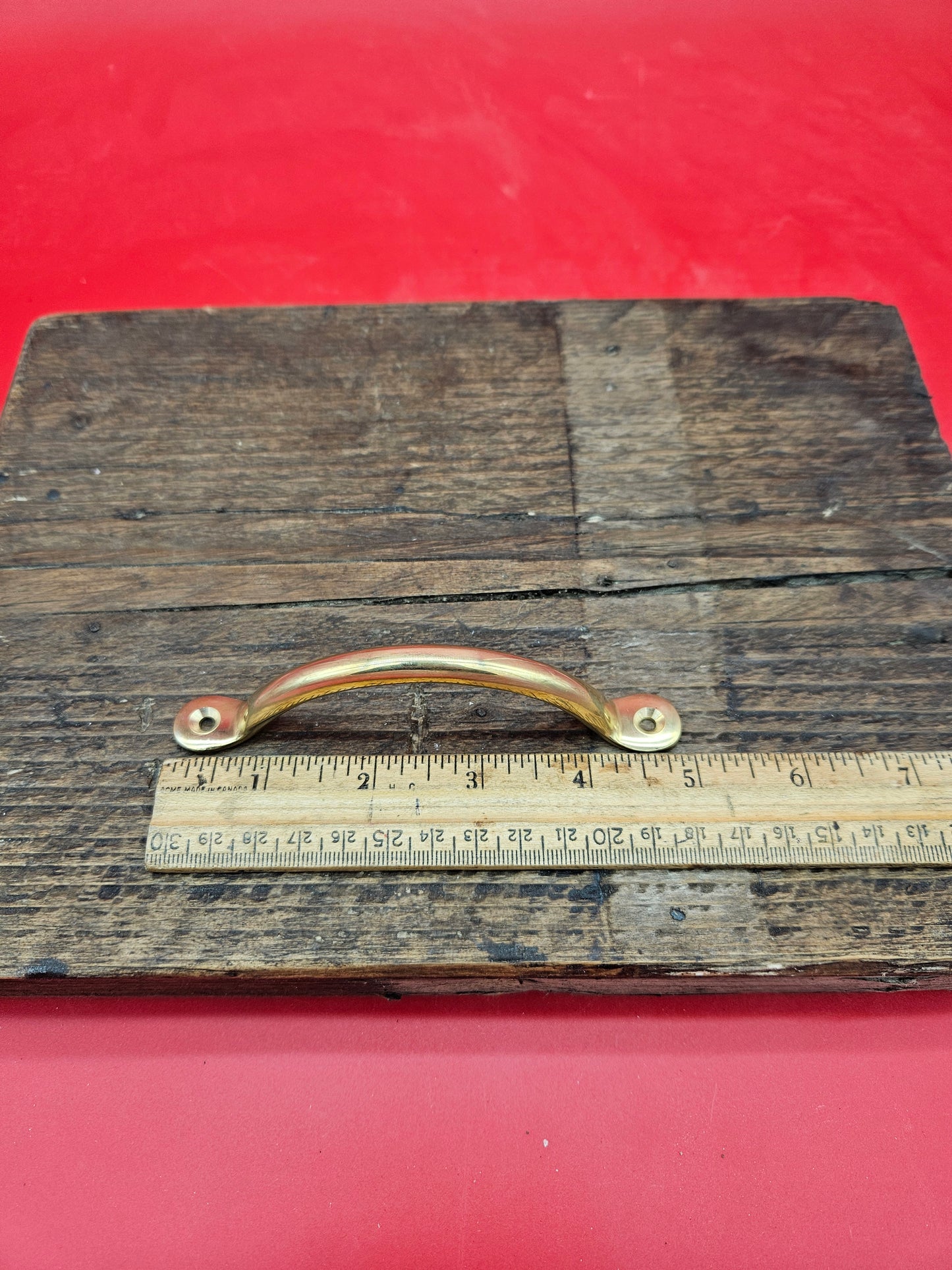 Bow Handle Penny End 5" Solid brass, chrome, antique iron, antique copper or black finishes