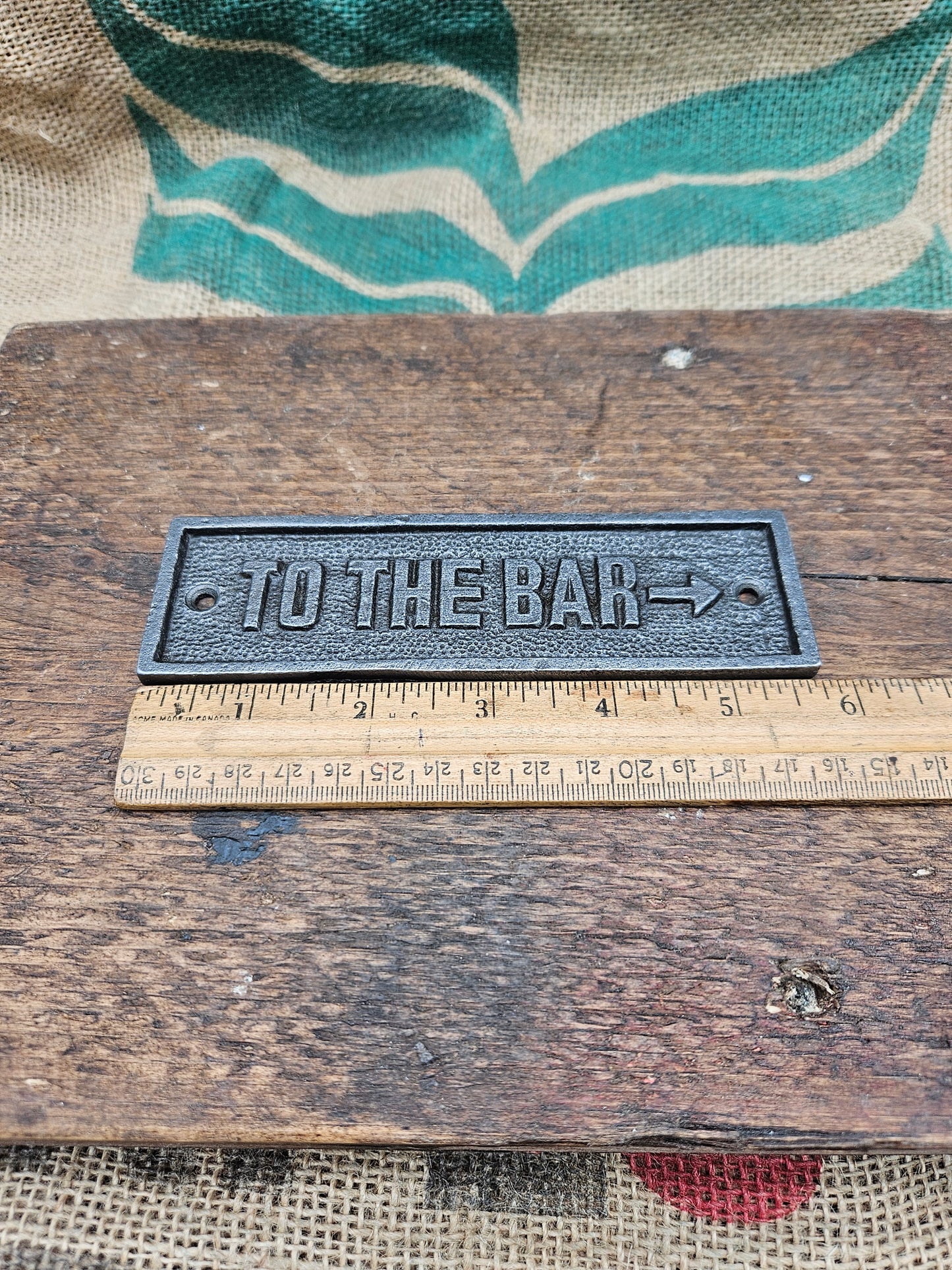 To The BAR - Plaque