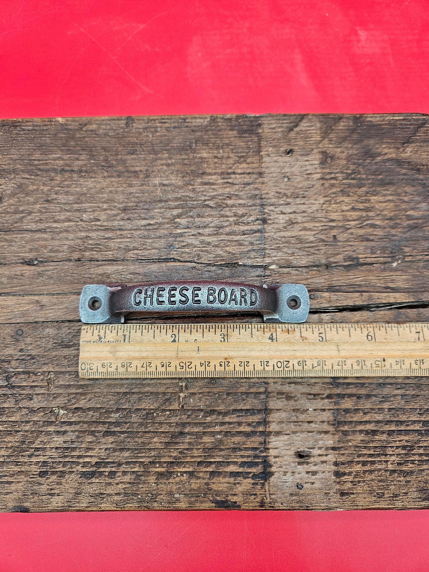 Cheese Board Handle - Antique Iron
