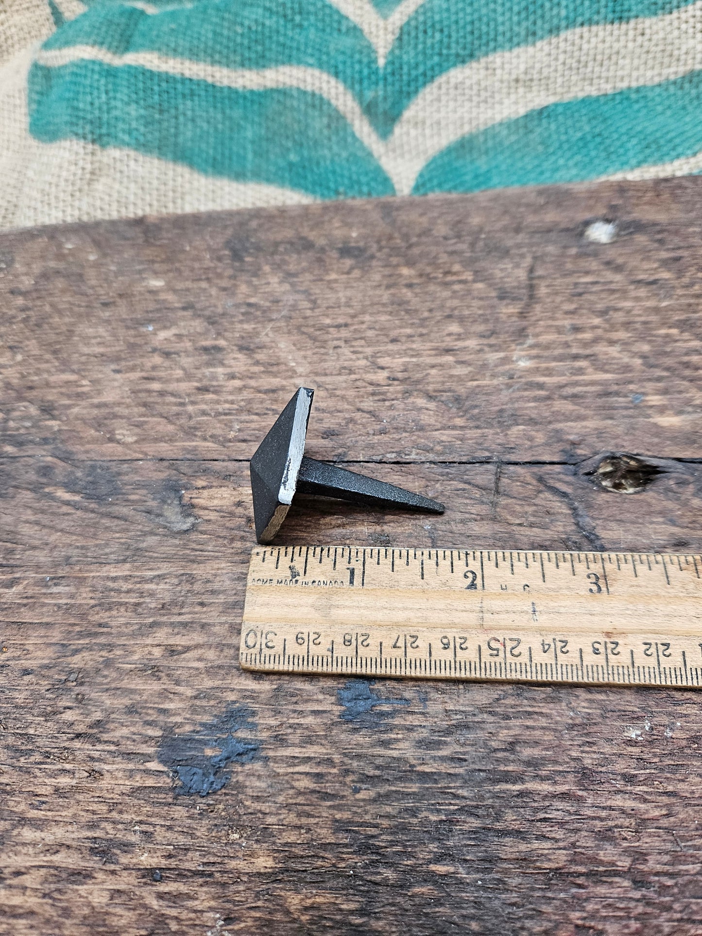 Square Pyramid Stud with Spike - 3 Sizes