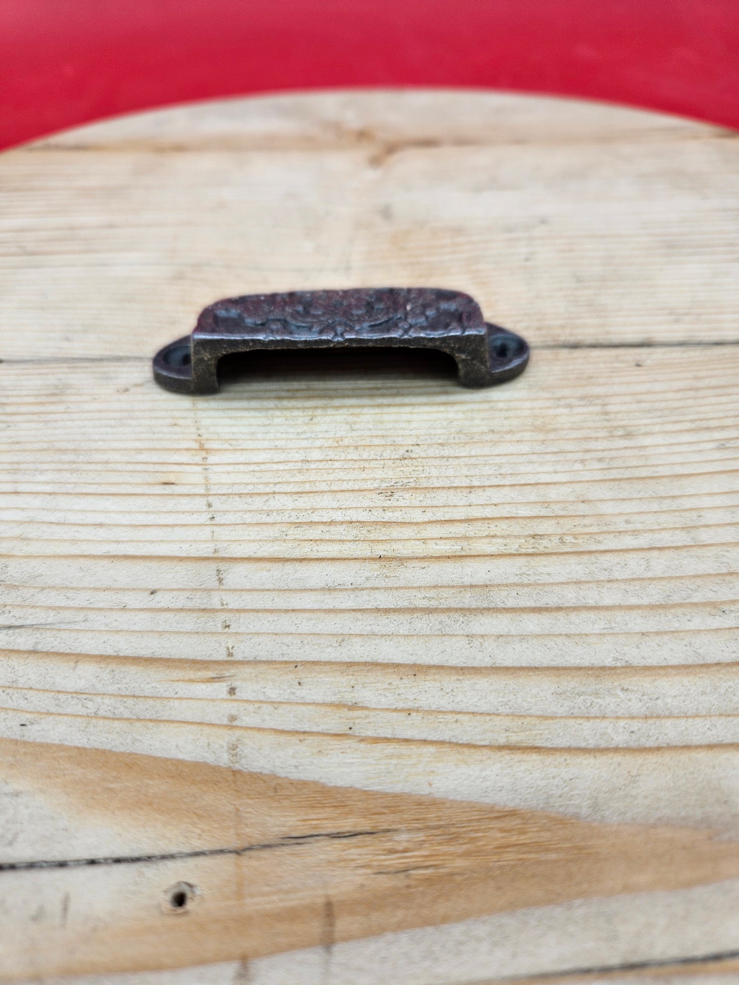 Dainty Design - Antique Iron Cup Pull Handle