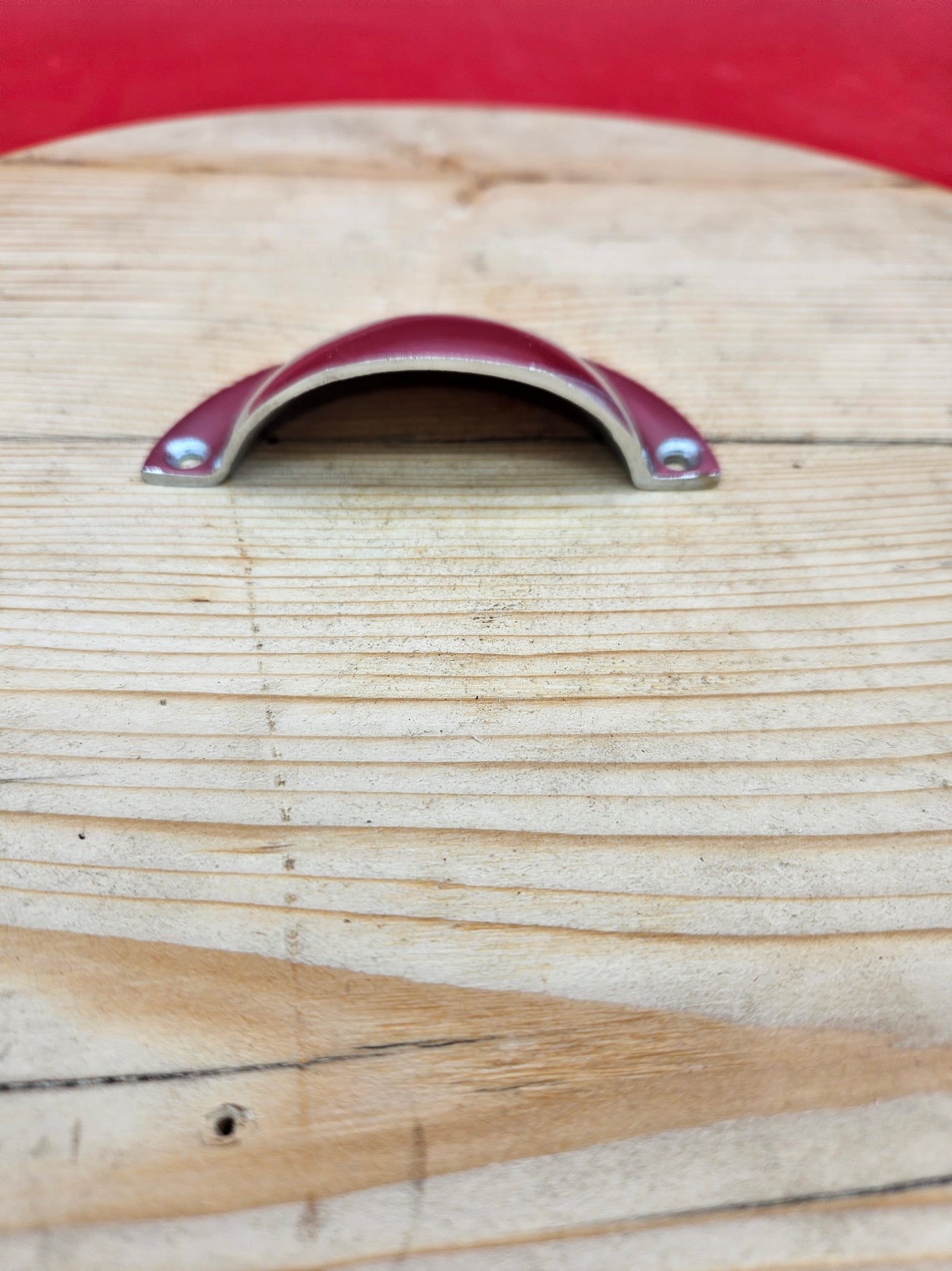 Basic Design - Cup Pull Handle Chrome on Cast Iron 3 3/4"