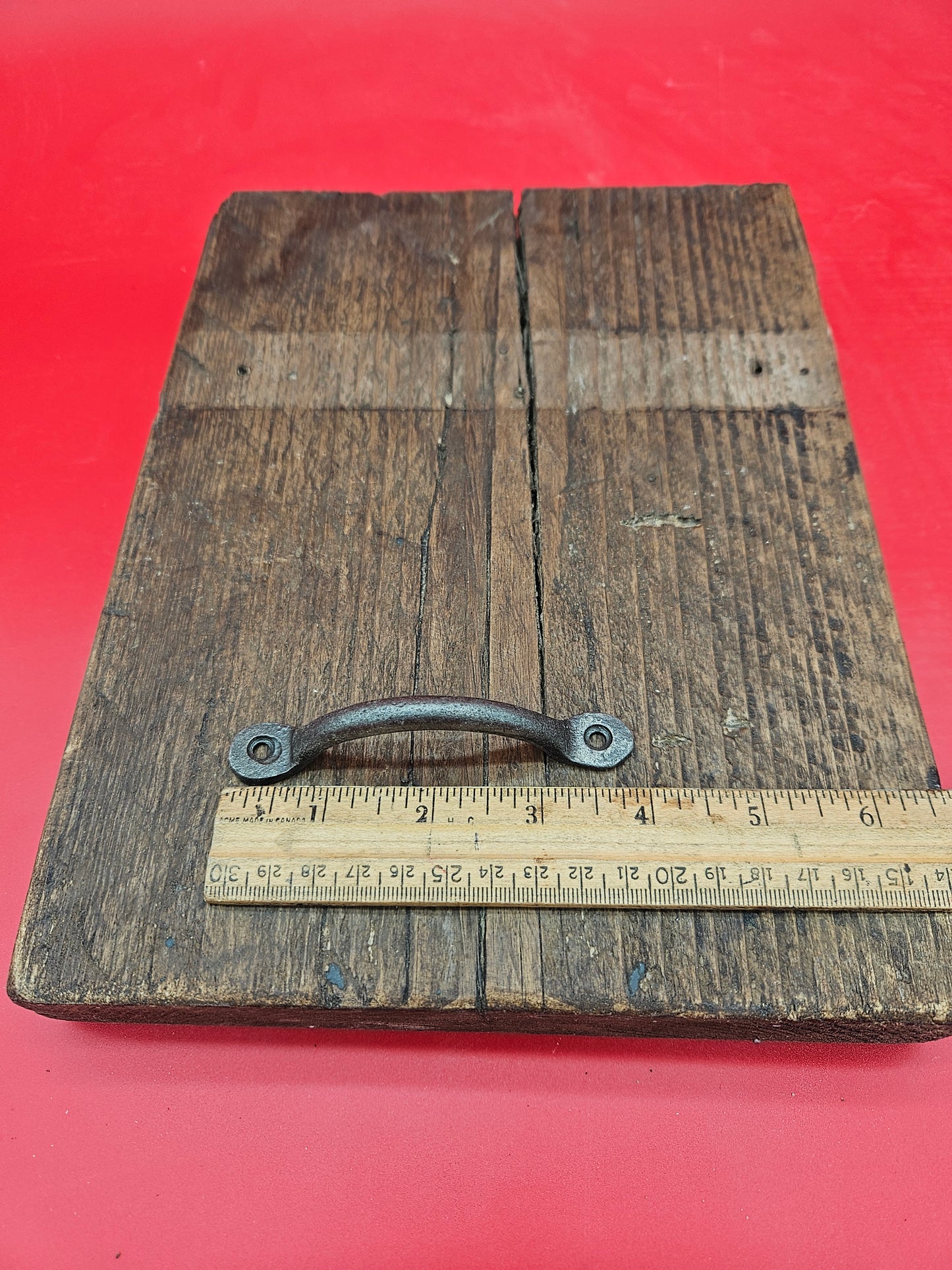 Bow Handle Penny End - Antique Iron 4"