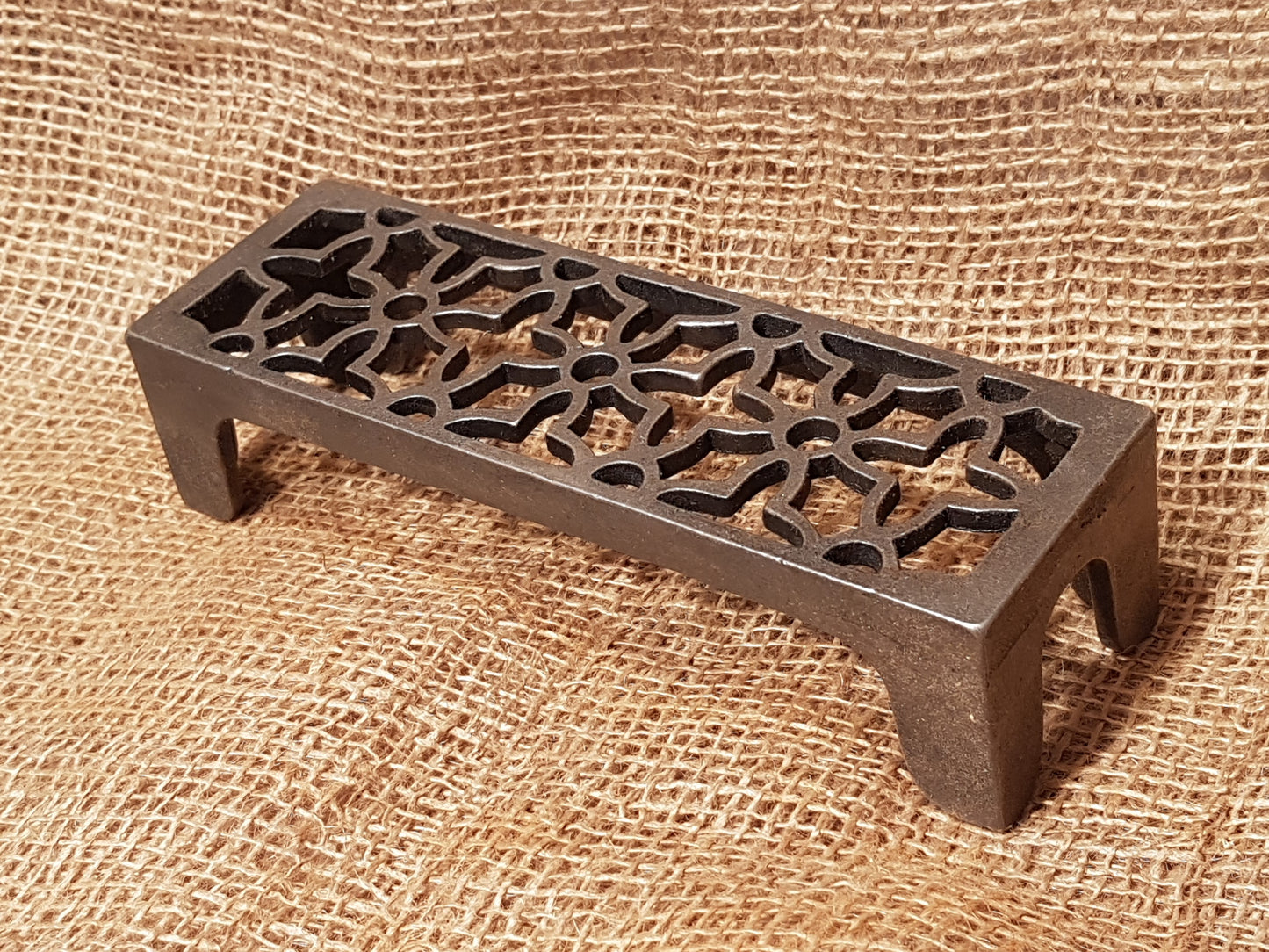 Trivet Pot Stand / Air Vent Grille 3" x 9" Star Pattern - Spearhead Collection - Grilles, Trivets & Vents - Home Decor, Kitchen Decor, Pot Stand, Trivet, Vents