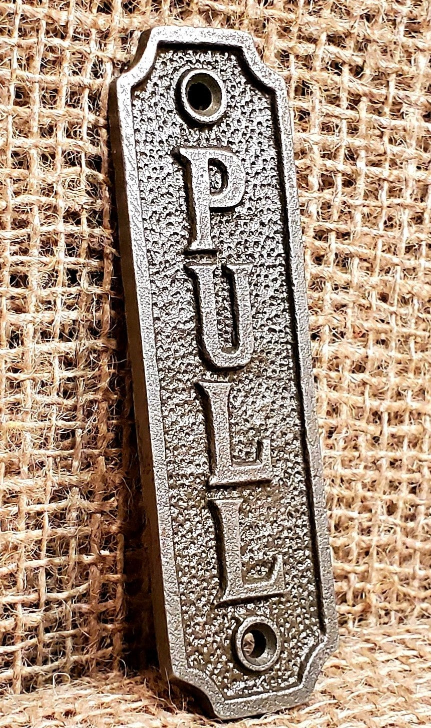 PULL Plaque (Push n Pull) - Spearhead Collection - Plaques and Signs - Home Decor, Office Decor, Plaques and Signs