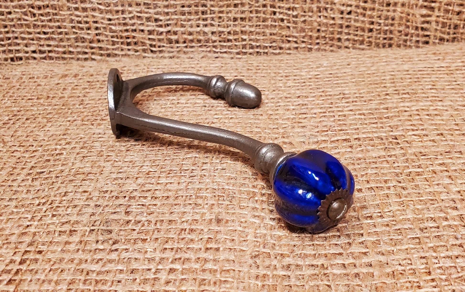 Albany Acorn - Hat & Coat Hook - Dark Blue - Spearhead Collection - Hat and Coat Hooks - Coat Hooks, Hat &amp; Coat Hook, Hat and Coat Hooks, Hooks