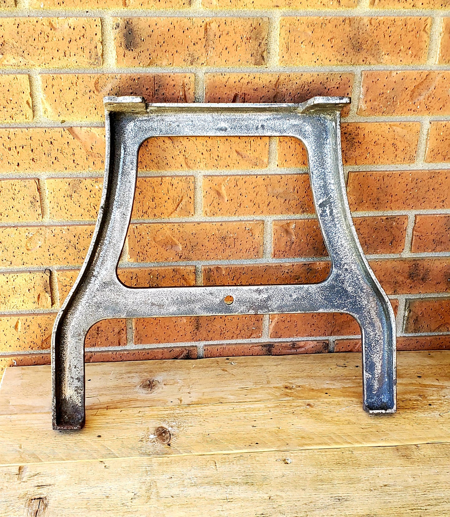 Abbot - 48" Coffee Table Base - Antique Iron (No top)